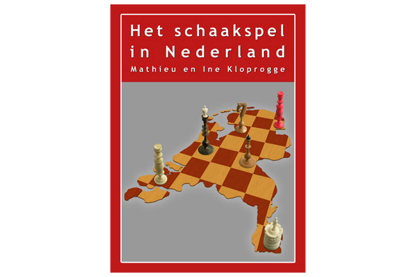 Cover of Het schaakspel in Nederland, designed by Obryza