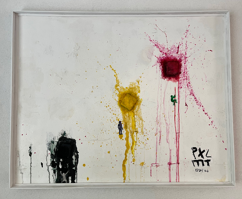 Painting: Pixel Emotion, frontview